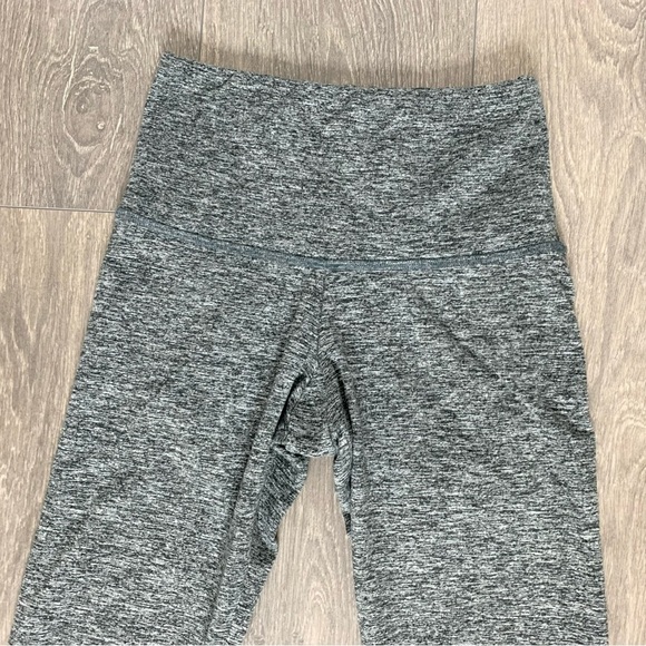 Strut This Revolve Star Print Leggings Full Length Grey Marle High Rise - Picture 7 of 16